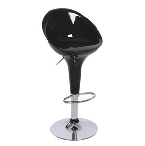 TEMPO KONDELA Alba HC-169 New barová stolička chrómová / čierna
