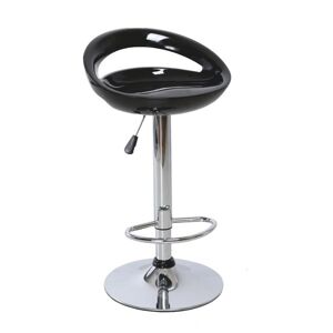 Barová stolička Dongo HC-104 New - čierna / chróm