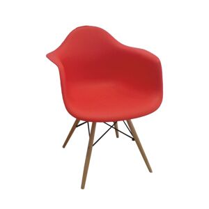 TEMPO KONDELA Damen New jedálenská stolička červená / buk