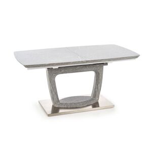 HALMAR Artemon rozkladací jedálenský stôl sivý mramor / chróm