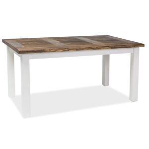 SIGNAL Poprad jedálenský stôl hnedý vosk / biely vosk