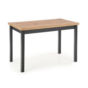 HALMAR Cobalt rozkladací jedálenský stôl dub wotan / čierna
