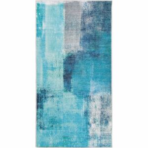 TEMPO KONDELA Esmarina Typ 2 koberec 80x150 cm modrá / sivá