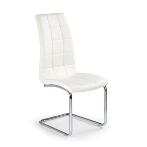 HALMAR K147 jedálenská stolička biela / chróm