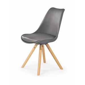 HALMAR K201 jedálenská stolička sivá / buk