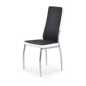 HALMAR K210 jedálenská stolička čierna / biela
