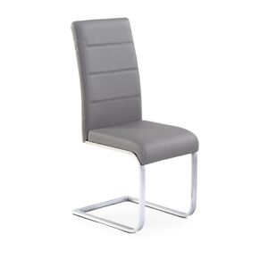 HALMAR K85 jedálenská stolička sivá / chróm