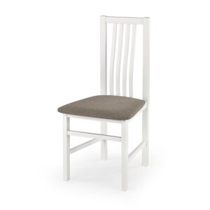 HALMAR Pawel jedálenská stolička biela / hnedá