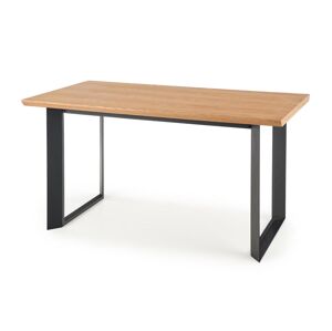 Jedálenský stôl Harris - dub prírodný / čierna