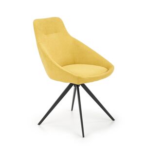 HALMAR K431 jedálenská stolička žltá / čierna