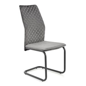 HALMAR K444 jedálenská stolička sivá / čierna