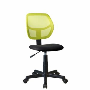 TEMPO KONDELA Mesh kancelárska stolička zelená / čierna
