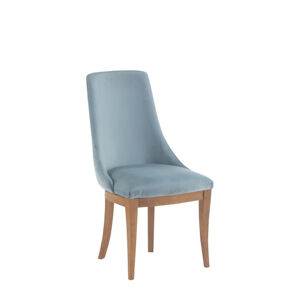 TARANKO Krzeslo U1 jedálenská stolička svetlomodrá (Prestige-A3 71) / dub Como
