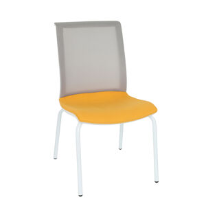 NABBI Libon 4L WS konferenčná stolička žltá / sivá / biela