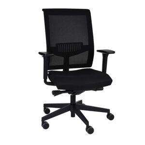 NABBI Libon BS kancelárska stolička s podrúčkami čierna