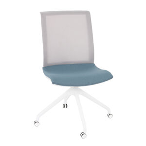 NABBI Libon Cross Roll WS konferenčná stolička modrá / sivá / biela