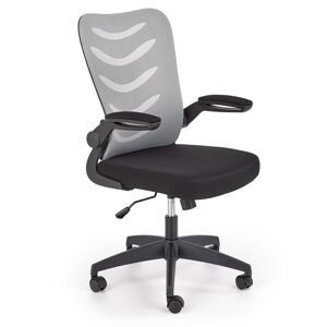 Kancelárska stolička s podrúčkami Lovren - čierna / sivá