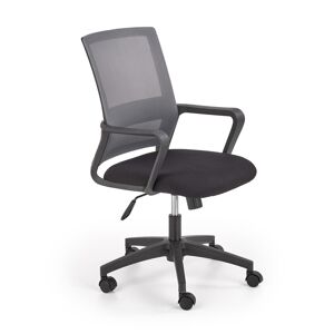 HALMAR Mauro kancelárska stolička s podrúčkami čierna / sivá