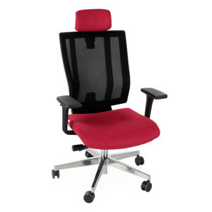 NABBI Mixerot BS HD kancelárska stolička s podrúčkami červená / čierna / chróm