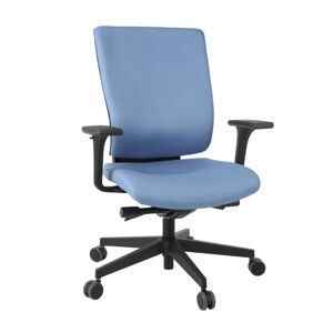 NABBI Mixerot BT kancelárska stolička s podrúčkami modrá / čierna