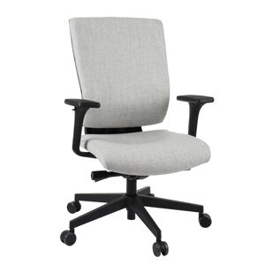 NABBI Mixerot BT kancelárska stolička s podrúčkami sivá / čierna