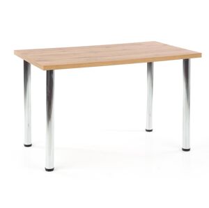 HALMAR Modex 120 jedálenský stôl dub wotan / chróm