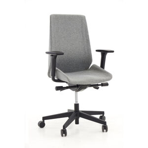 NABBI Munos B kancelárska stolička s podrúčkami sivá / čierna