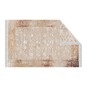 KONDELA Nesrin obojstranný koberec 120x180 cm béžová / vzor