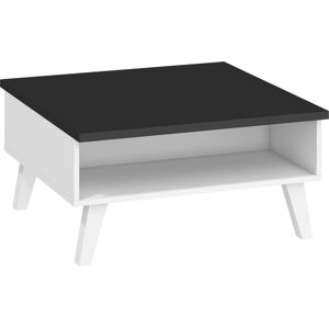 MEBLOCROSS Nordis NOR-06 konferenčný stolík čierna / biela