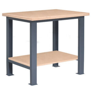 NABBI PL01L/PL760 pracovný stôl s jednou policou grafit