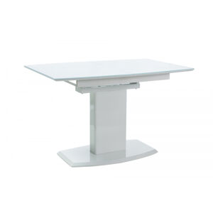 SIGNAL Austin rozkladací jedálenský stôl biela / biely lak