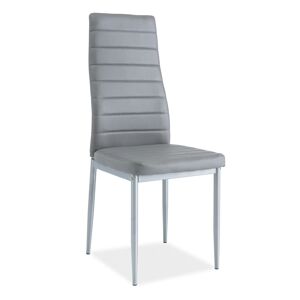SIGNAL H-261 BIS ALU jedálenská stolička sivá / hliník