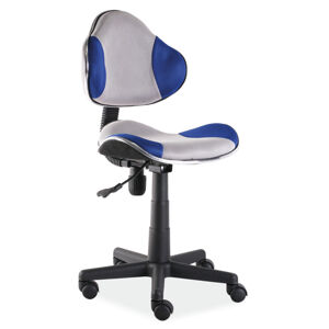 SIGNAL Q-G2 kancelárska stolička modrá / sivá