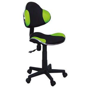 SIGNAL Q-G2 kancelárska stolička zelená / čierna