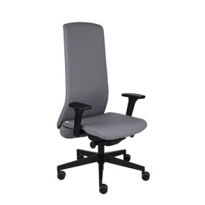 NABBI Starmit B kancelárska stolička s podrúčkami sivá (Note 05) / čierna