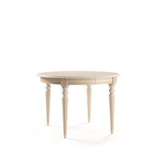 TARANKO Verona T-O rustikálny rozkladací jedálenský stôl biela