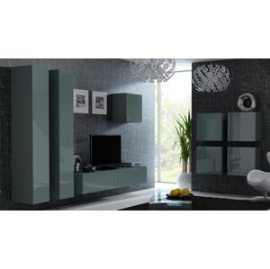 CAMA MEBLE Vigo obývacia izba sivá / sivý lesk